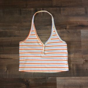 Rainbow Halter Top